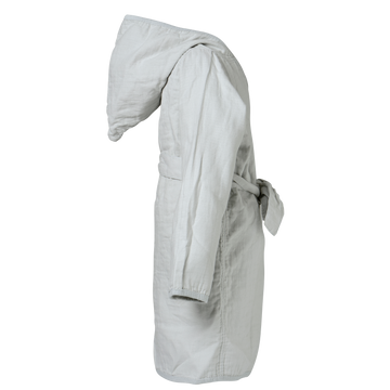 Organic cotton bathrobe 12-24m, Glacier grey