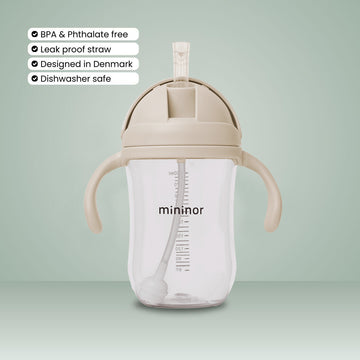 Straw Bottle Tritan 330ml "Cloudy morning"