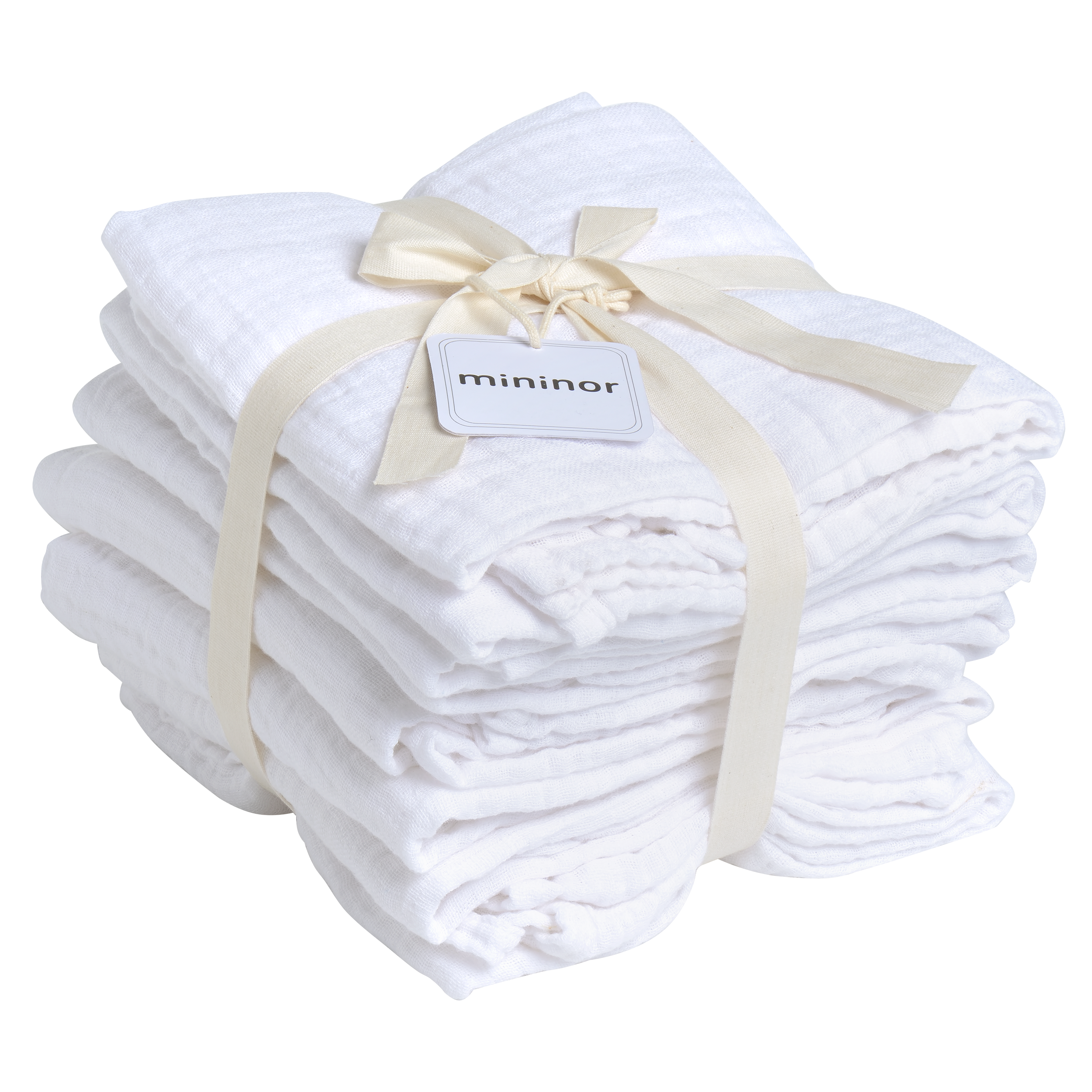 Muslin Cloth Organic White 8-pack