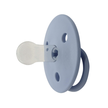 2 stk Silicone sut 0m “Nordisk himmelblå”