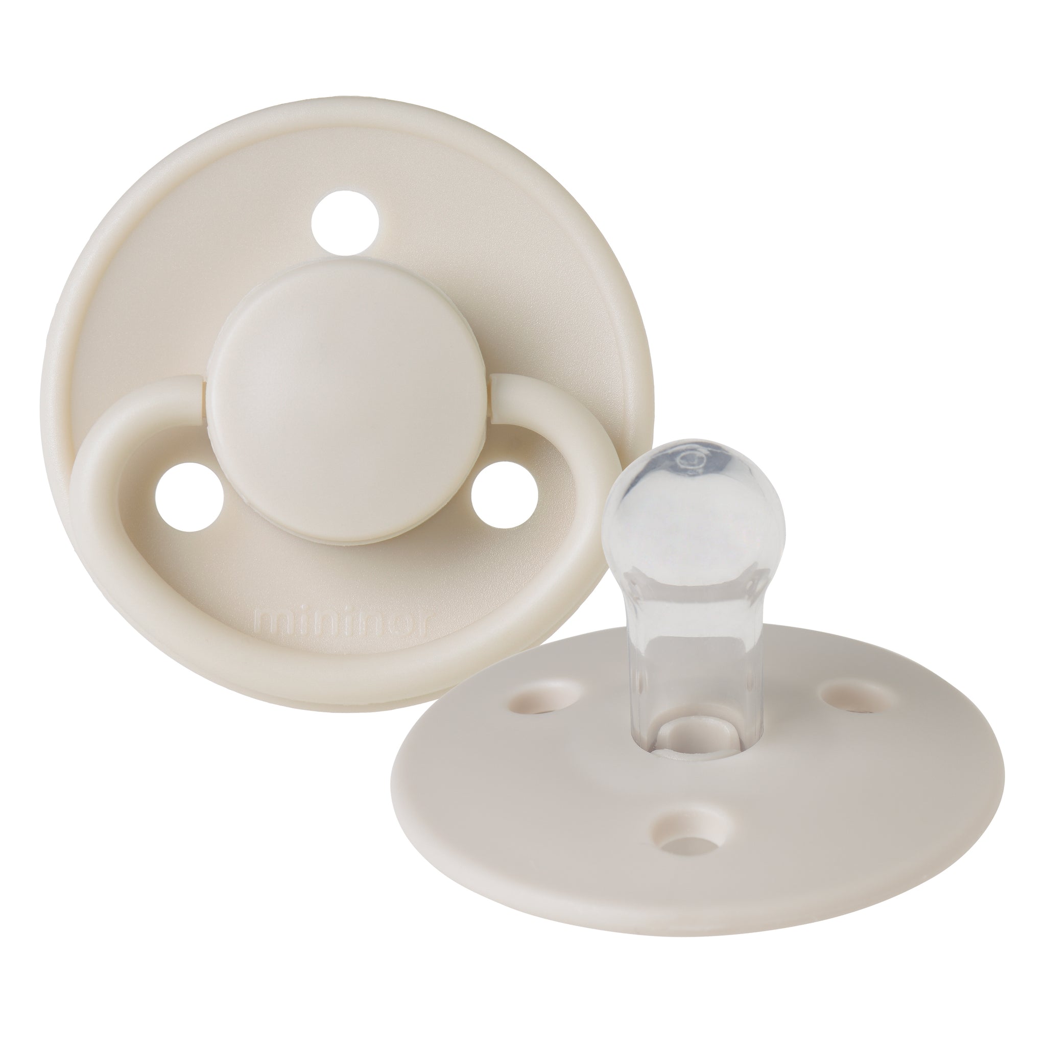 Mininor Round Pacifier Silicone 0m "Little lamb"