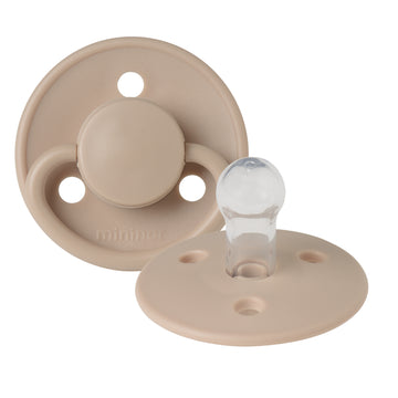 Mininor Round Pacifier Silicone 0m 