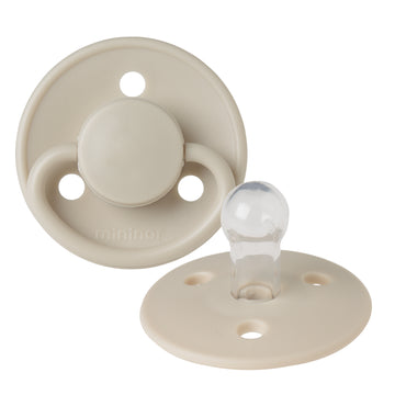 Mininor Round Pacifier Silicone 0m 