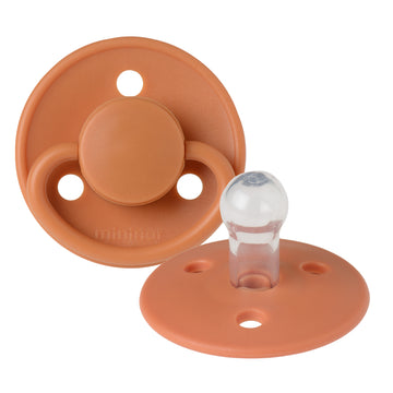 Mininor Round Pacifier Silicone 0m 