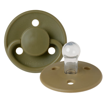 Mininor Round Pacifier Silicone 0m 
