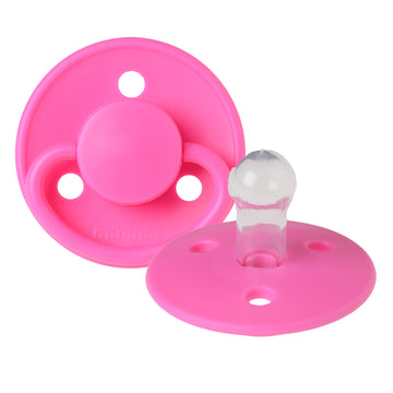 Mininor Round Pacifier Silicone 0m 