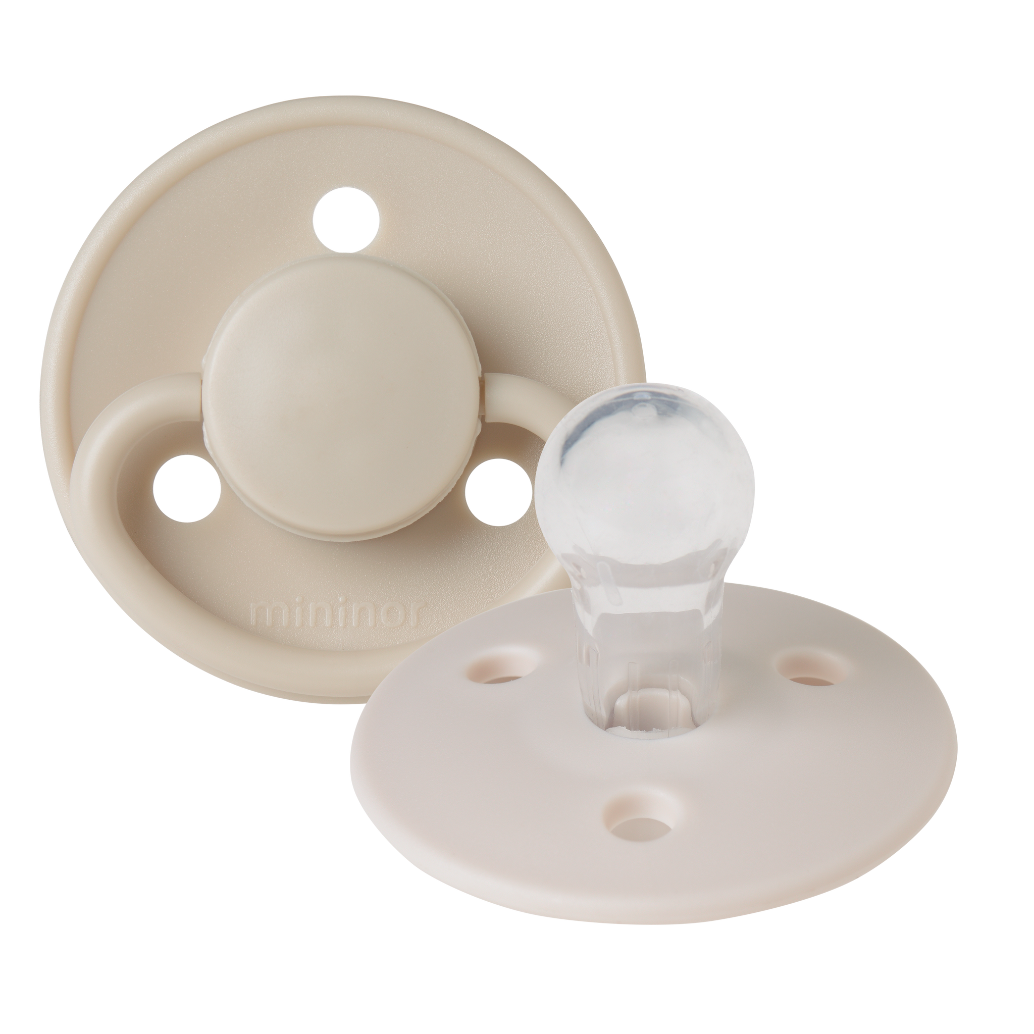 Mininor Round Pacifier Silicone 12m "Little lamb"