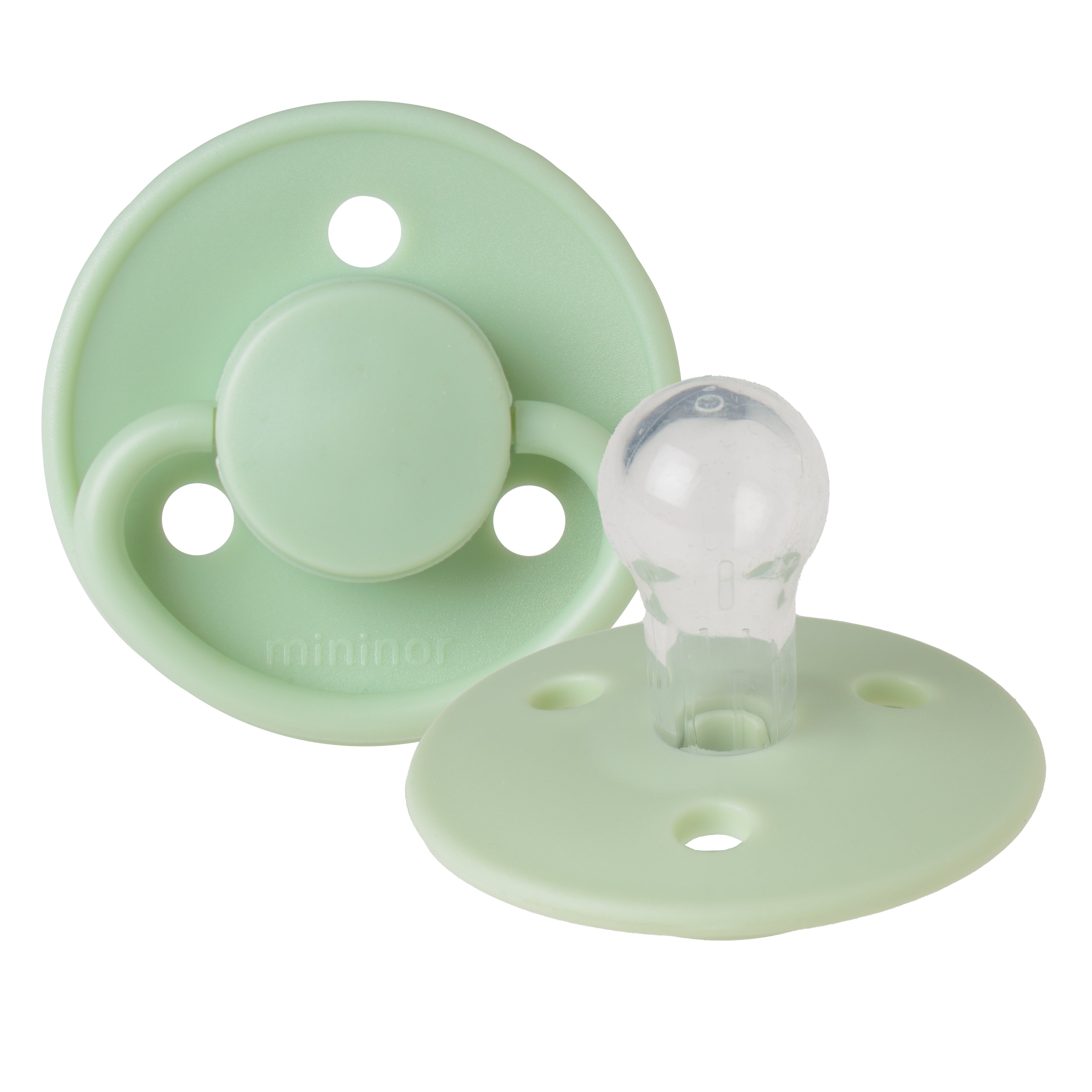 Mininor Round Pacifier Silicone 12m 