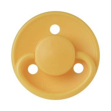 Mininor Round Pacifier Latex 12m 