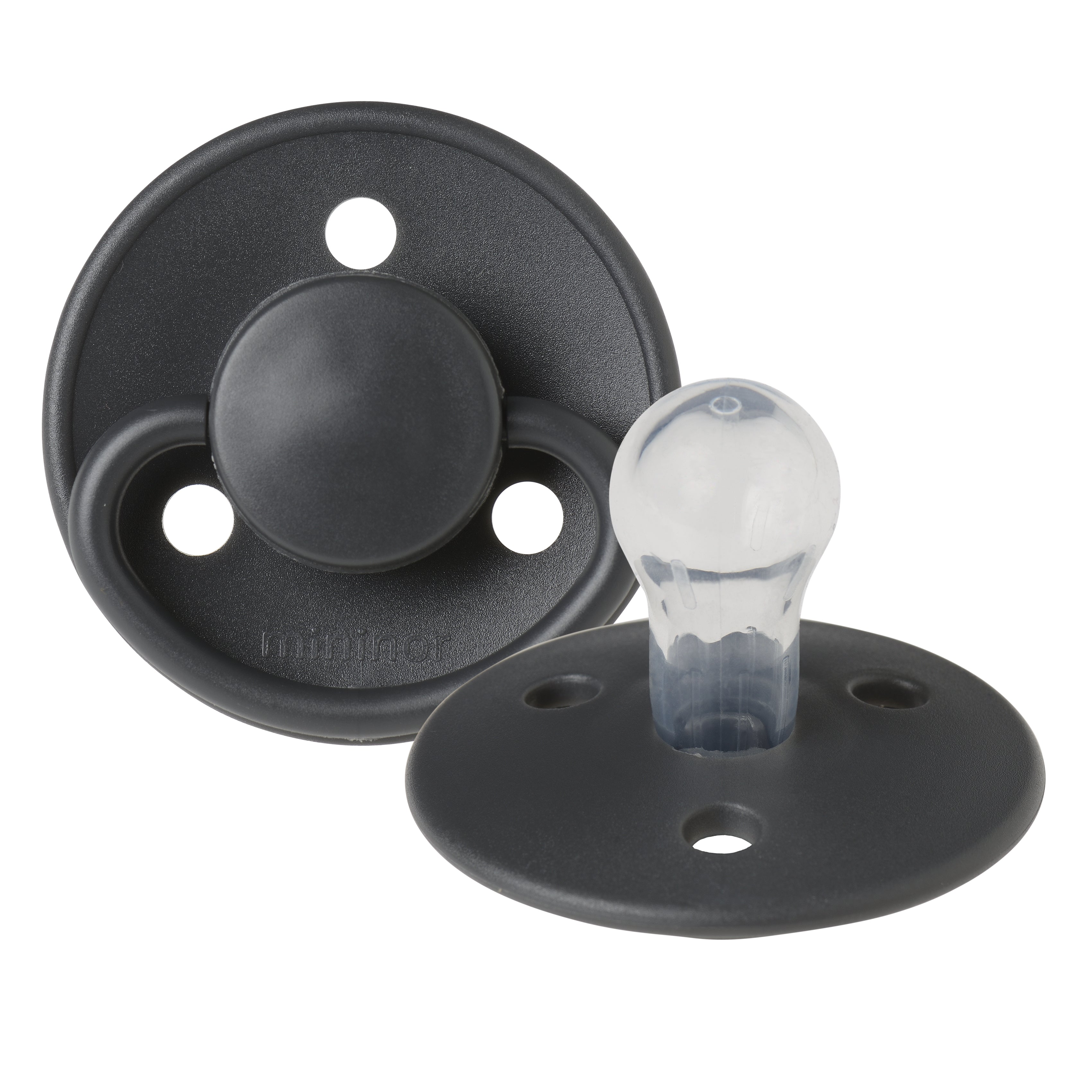 Mininor Round Pacifier Silicone 12m 
