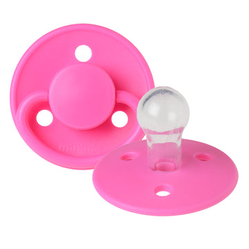Mininor Round Pacifier Silicone 12m 