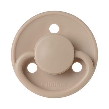 Mininor Round Pacifier Latex 12m 