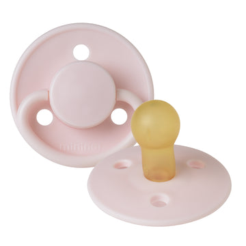 Mininor Round Pacifier Latex 0m 