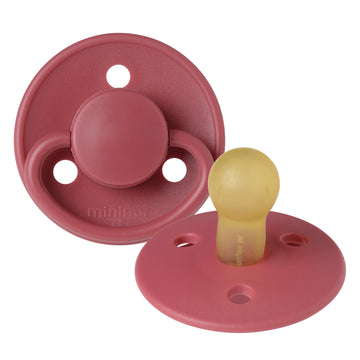 Mininor Round Pacifier Latex 0m 