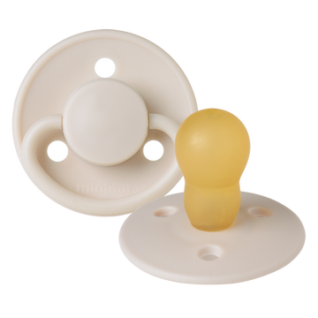 Mininor Round Pacifier Latex 12m 