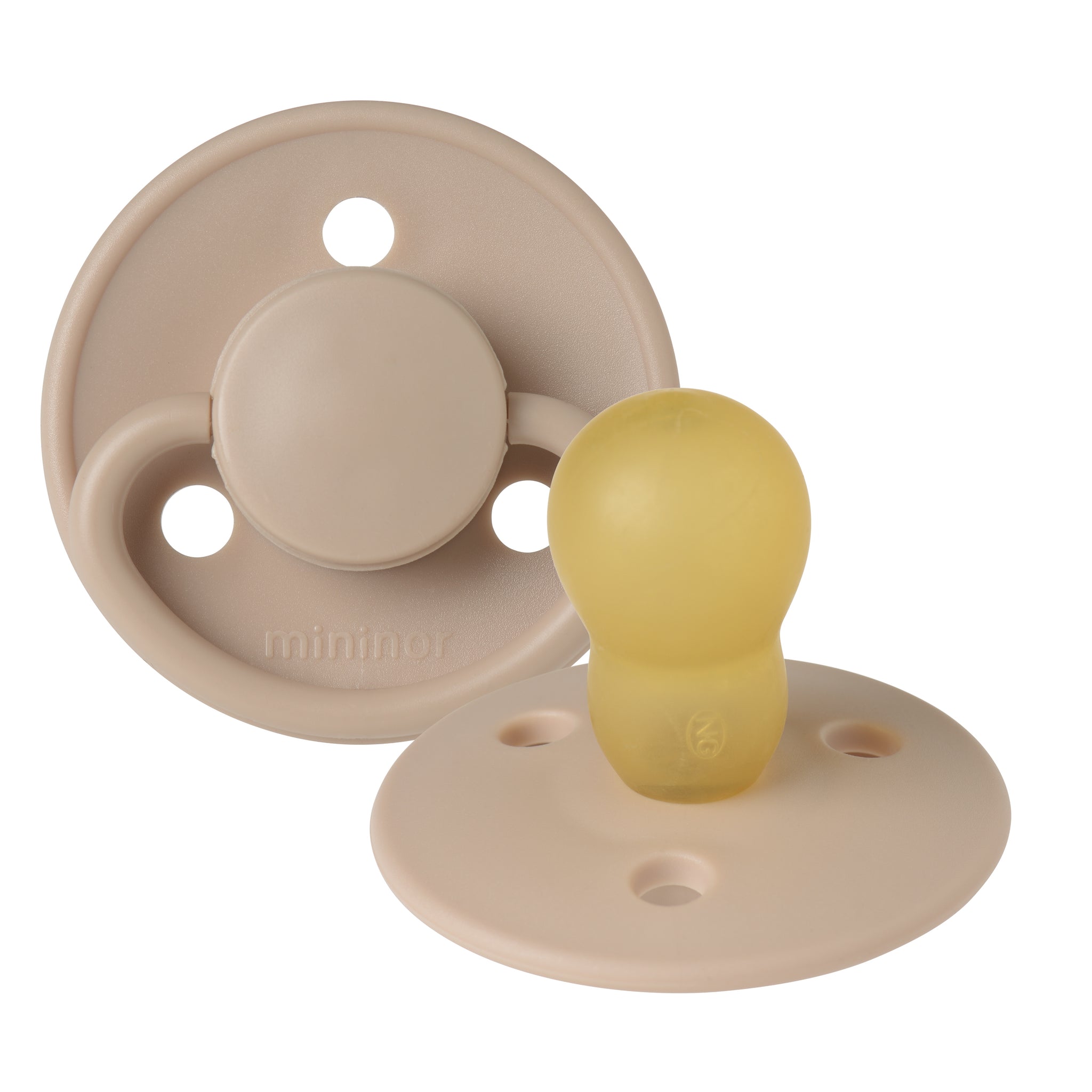 Mininor Round Pacifier Latex 12m "Soft rabbit"