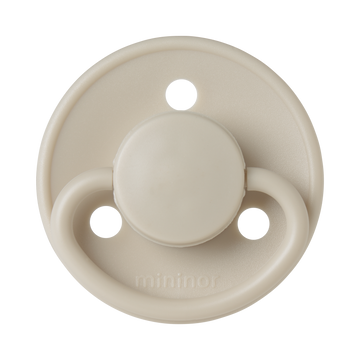 Mininor Round Pacifier Latex 0m 