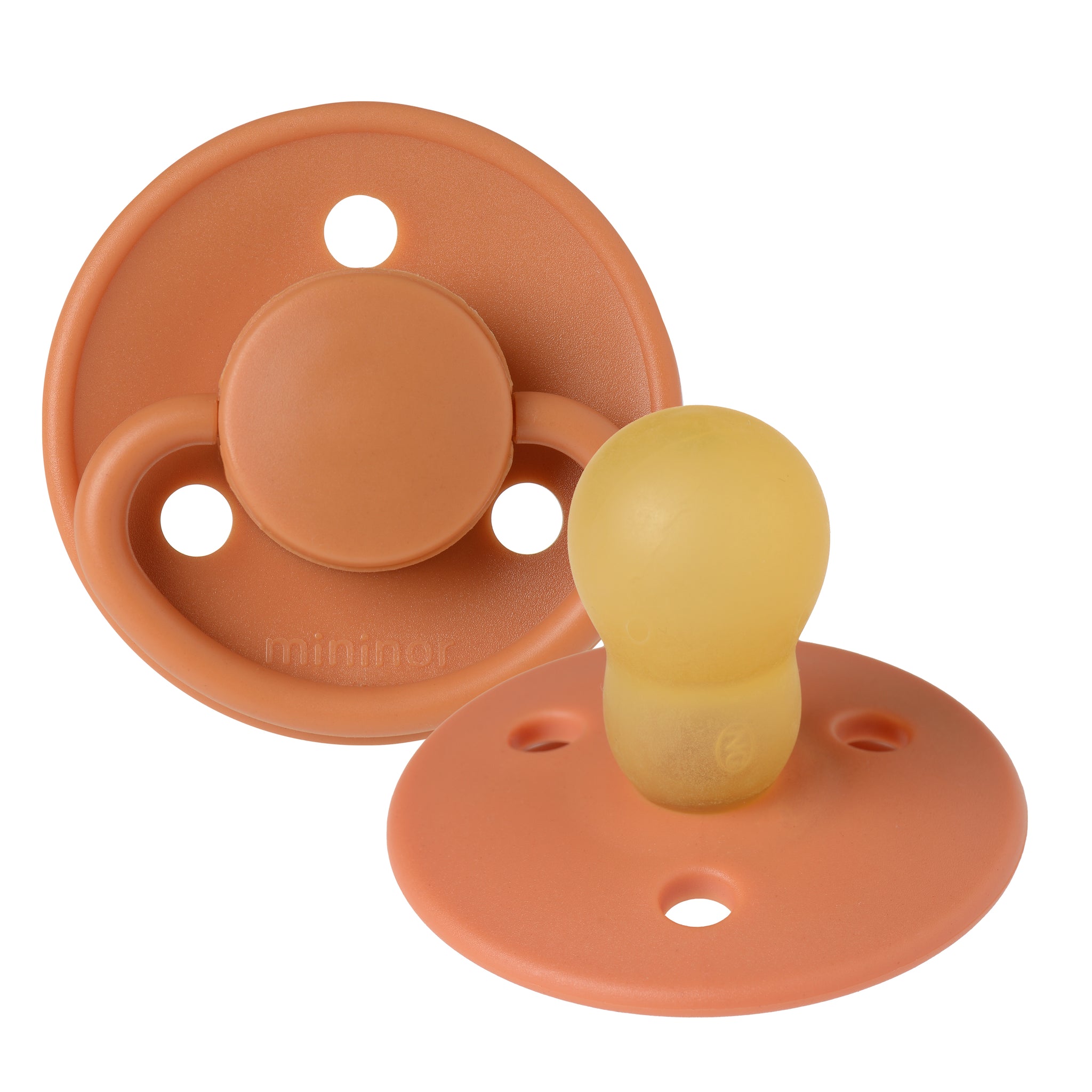 Mininor Round Pacifier Latex 12m "Roe deer"