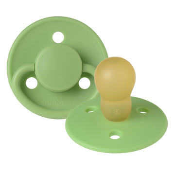 Mininor Round Pacifier Latex 12m 