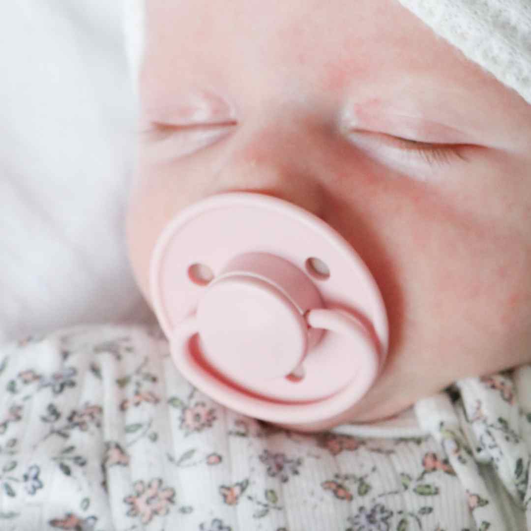 baby pink dummy pacifier 