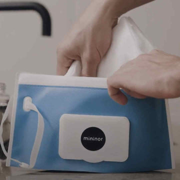 Mininor dry wipes taske