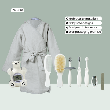 Bath Time Bundle "Glacier Grey" age 24-36m