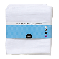Muslin Cloth Organic White 8-pack